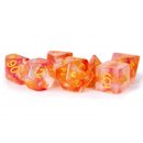Unicorn Resin Polyhedral Dice Set Mystic Embers (7)