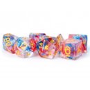 Unicorn Resin Polyhedral Dice Set Cosmic Carnival (7)