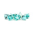 16mm Resin Poly Dice Set Mermaid Scales (7)