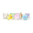 16mm Resin Poly Dice Set Love (7)