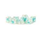 16mm Resin Poly Dice Set Snowflake (7)
