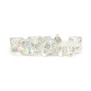 16mm Resin Poly Dice Set Rainbow Frost (7)