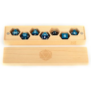 Premium Wood Dice Vault Maple