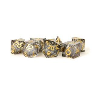 Vanishing Oil Liquid Core Polyhedral Dice Set (7)