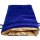Dice Bag Blue Velvet Dice Bag with Gold Satin Lining 4x6
