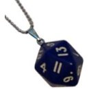 D20 Necklaces Blue