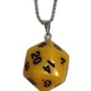 D20 Necklaces Yellow