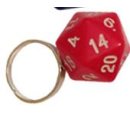 D20 Rings Adjustable Red Ring One Size Fits Most