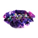 Velvet Compartment Dice Bag with Pockets Nebula