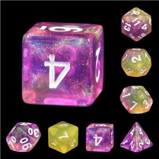 Lemon Jelly RPG Dice Set (7)