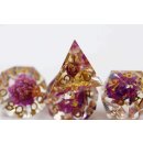 Sharp Edge Resin RPG Dice Set (7) Purple Lotus