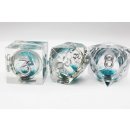 Sharp Edge Liquid Core RPG Dice Set (7) Sky Blue