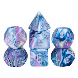 Blooming Violets RPG Dice Set (7)