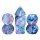 Blooming Violets RPG Dice Set (7)