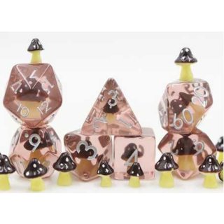 Coffee Mushroom RPG Dice Set (7)