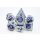 Sharp Edge Moving Eye Purple Cyclops RPG Dice Set (7)