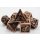 Copper Dragon Hollow Metal RPG Dice Set (7)