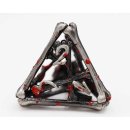 Vampire Bones Hollow Metal RPG Dice Set (7)
