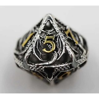 Voracious Dragon Hollow Metal RPG Dice Set (7)