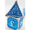 Oceanus Dragon Metal RPG Dice Set (7)