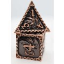 Copper Dragon Metal RPG Dice Set (7)