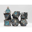 Cybernetic Arrow Metal RPG Dice Set (7)
