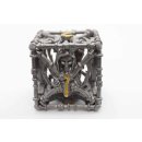 Grim Scythe Grey Metal RPG Dice Set (7)