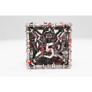 Grim Scythe Sanguine Metal RPG Dice Set (7)