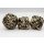 Antique Bronze Hollow Hearts Metal RPG Dice Set (7)