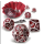 ENHANCE Metal Dice Set Red