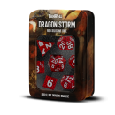 Dragon Storm Silicone Dice Set: Red Dragon Scales