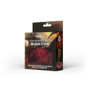 Dragon Storm Velvet Compartment Dice Bag: Red Dragon Scales