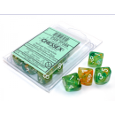 Chessex Nebula Spring/white Luminary Set of Ten d10s