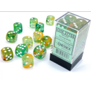 Chessex Nebula 16mm d6 Spring/white Luminary Dice Block...