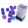 Chessex Nebula 16mm d6 Nocturnal/blue Luminary Dice Block (12 dice)