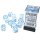 Chessex Borealis 16mm d6 Icicle/light blue Luminary Dice Block (12 dice)