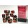 Chessex Dice Sets Black-Red/Gold Gemini 16mm d6 (12)