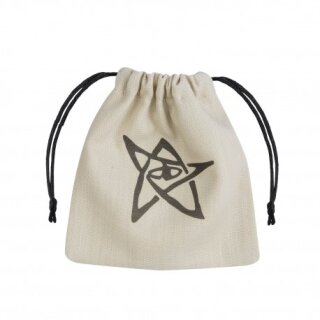 Call of Cthulhu RPG - Beige & black Dice Bag
