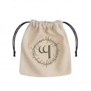 Elvish Beige & black Dice Bag