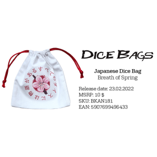 Japanese Dice Bag Breath of Spring