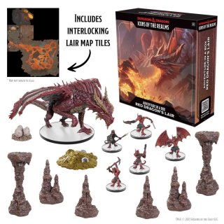 D&D Icons of the Realms: Adventure in a Box Red Dragons Lair