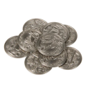 Coins: Indian Large 30mm Piece Pack (9)