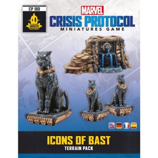Marvel Crisis Protocol: Icons of Bast Terrain Pack (Geländeset “Ikonen von Bast”) (DE/EN)