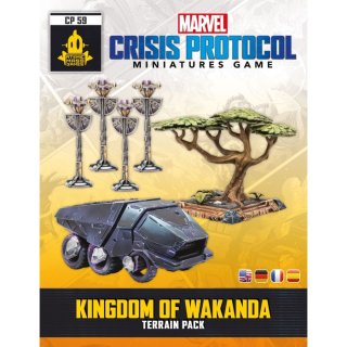 Marvel Crisis Protocol: Kingdom of Wakanda Terrain Pack (Geländeset “Königreich Wakanda”) (DE/EN)