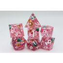 Sharp Edge Resin Dice Set (7) Floral Wind