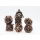 Metal RPG Dice Set Floral Starburst Ancient Bouquet (7)