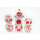 Metal RPG Dice Set Floral Starburst Ice Amaryllis (7)