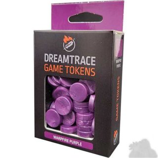 DreamTrace Gaming Tokens: Warpfire Purple