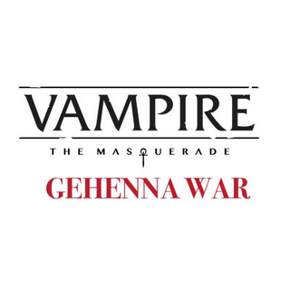 Vampire the Masquerade 5th RPG: Gehenna War