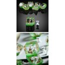 Resin Dice Set (7) Rave Kitty